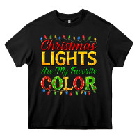 Black christmas lights are my favorite color Heavy Core Tee - FaDigitalArtStudio