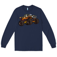 Navy monster truck Long Sleeve Tee - Artiststas