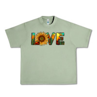 Oil Green desert sunflower love Urban Heavy Tee - RanaPortraitStore