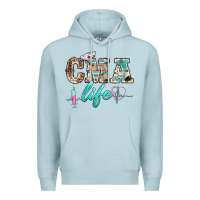 Blue Mist western nurse cma life Premium Hoodie - BarkalooDesign