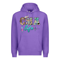 Purple western nurse cma life Premium Hoodie - BarkalooDesign