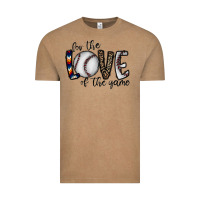 Vintage Coffee for the love of the game baseball Vintage Tee - CowhideDigitalArt