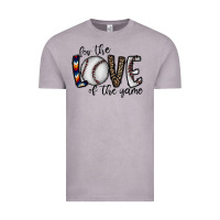 Vintage Zinc for the love of the game baseball Vintage Tee - CowhideDigitalArt