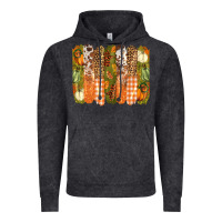 Vintage Black fall brushstrokes Vintage Hoodie - BarkalooDesign