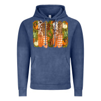 Vintage Denim fall brushstrokes Vintage Hoodie - BarkalooDesign