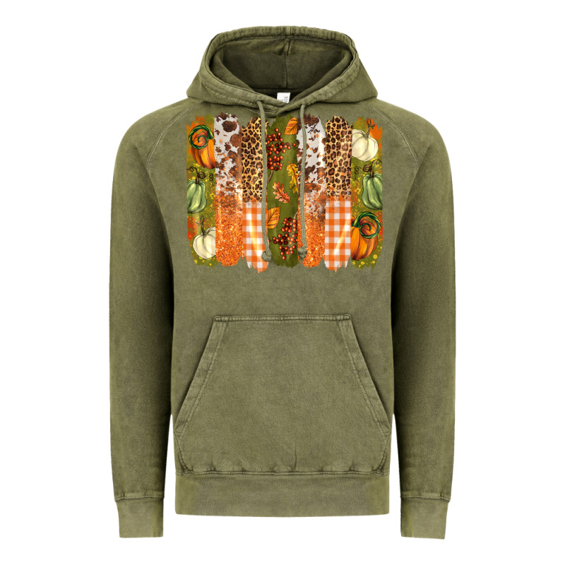 Fall Brushstrokes Vintage Hoodie by BarkalooDesign | Teevron