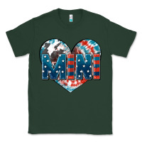 Sports Green American mini heart 4th of july Classic Tee - FaDigitalArtStudio