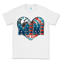 White American mini heart 4th of july Classic Tee - FaDigitalArtStudio