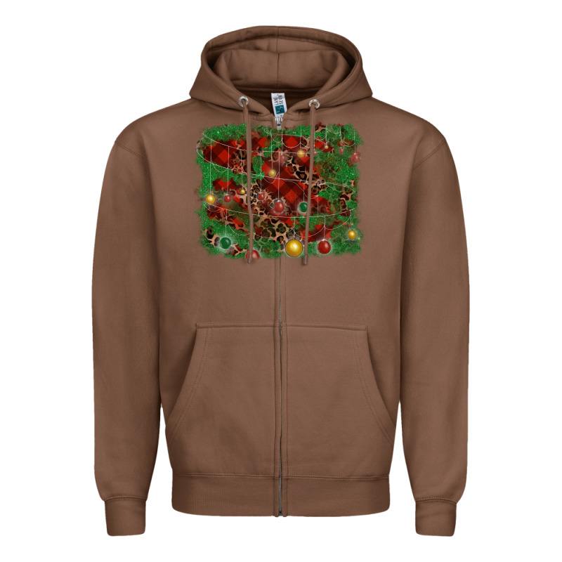 Christmas Background Zipper Hoodie by RanaPortraitStore | Teevron