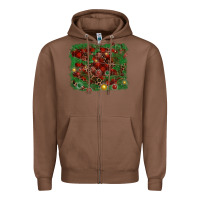 Chestnut christmas background Zipper Hoodie - RanaPortraitStore