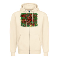 Sandshell christmas background Zipper Hoodie - RanaPortraitStore