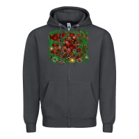 Smoke christmas background Zipper Hoodie - RanaPortraitStore