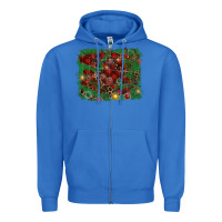 True Royal christmas background Zipper Hoodie - RanaPortraitStore