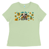 Matcha Coffee Then Cows Ladies Tee - LillyAllenDesigns