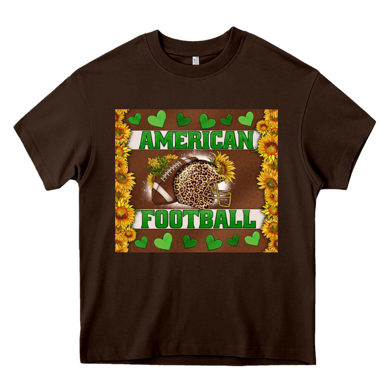 American Football With Sunflower Tumbler Heavy Core Tee by BundleAndBundleShop | Teevron