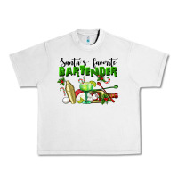 Lunar Rock Santa's Favorite Bartender Urban Heavy Tee - LillyAllenDesigns