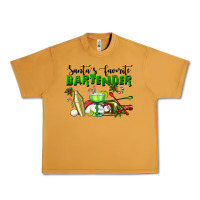 Peanut Butter Santa's Favorite Bartender Urban Heavy Tee - LillyAllenDesigns