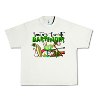 Pistachio Santa's Favorite Bartender Urban Heavy Tee - LillyAllenDesigns