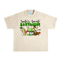 Sandshell Santa's Favorite Bartender Urban Heavy Tee - LillyAllenDesigns