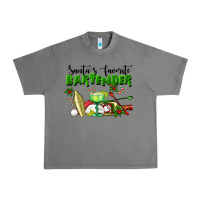 Tornado Santa's Favorite Bartender Urban Heavy Tee - LillyAllenDesigns