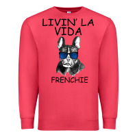Cardinal Livin' la vida Frenchie Premium Sweatshirt - Bettercallsaul