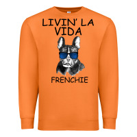 Carrot Livin' la vida Frenchie Premium Sweatshirt - Bettercallsaul