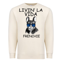 Sandshell Livin' la vida Frenchie Premium Sweatshirt - Bettercallsaul