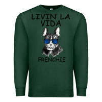 Sports Green Livin' la vida Frenchie Premium Sweatshirt - Bettercallsaul