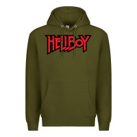 Army Green Hellboy Premium Hoodie - baoMotion
