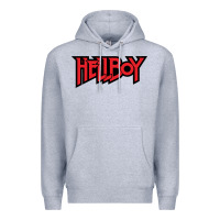 Heather Grey Hellboy Premium Hoodie - baoMotion