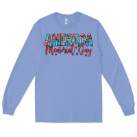 Colony Blue america memorial day Long Sleeve Tee - Artiststas