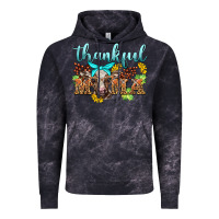 Cloud Black thankful mama cow Vintage Hoodie - BarkalooDesign
