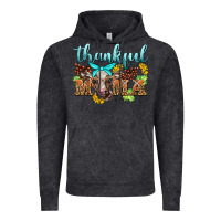 Vintage Black thankful mama cow Vintage Hoodie - BarkalooDesign