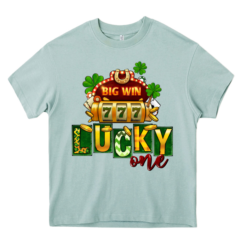 St Patricks Lucky One Heavy Core Tee by FaDigitalArtStudio | Teevron