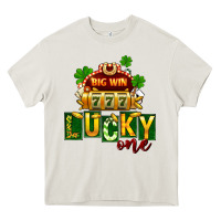Cream St Patricks Lucky One Heavy Core Tee - FaDigitalArtStudio