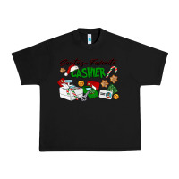 Black Santa's Favorite Cashier Urban Heavy Tee - LillyAllenDesigns