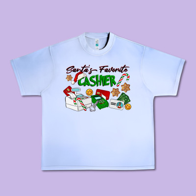 Santa's Favorite Cashier Urban Heavy Tee Designed By Lillyallendesigns