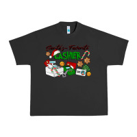 Pigment Black Santa's Favorite Cashier Urban Heavy Tee - LillyAllenDesigns