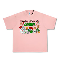 Salmon Santa's Favorite Cashier Urban Heavy Tee - LillyAllenDesigns