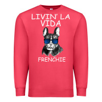 Cardinal Livin' la vida Frenchie Premium Sweatshirt - Bettercallsaul