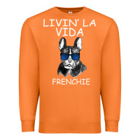 Carrot Livin' la vida Frenchie Premium Sweatshirt - Bettercallsaul
