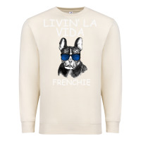 Sandshell Livin' la vida Frenchie Premium Sweatshirt - Bettercallsaul