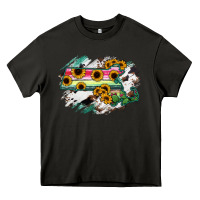 Asphalt Massachusetts State Map Heavy Core Tee - RanaPortraitStore