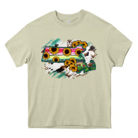 Mossy Massachusetts State Map Heavy Core Tee - RanaPortraitStore