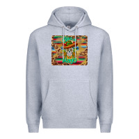 Heather Grey cinco de mayo sombrero skull mousepad Premium Hoodie - BarkalooDesign