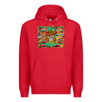 Red cinco de mayo sombrero skull mousepad Premium Hoodie - BarkalooDesign