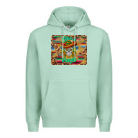 Seafoam cinco de mayo sombrero skull mousepad Premium Hoodie - BarkalooDesign