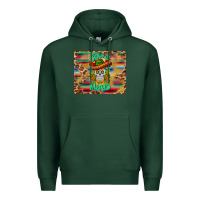Sports Green cinco de mayo sombrero skull mousepad Premium Hoodie - BarkalooDesign