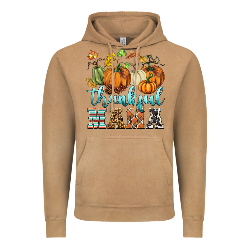Thankful Mama Vintage Hoodie by BarkalooDesign | Teevron