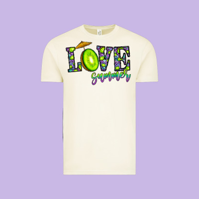 Love Summer Vintage Tee Designed By Cowhidedigitalart
